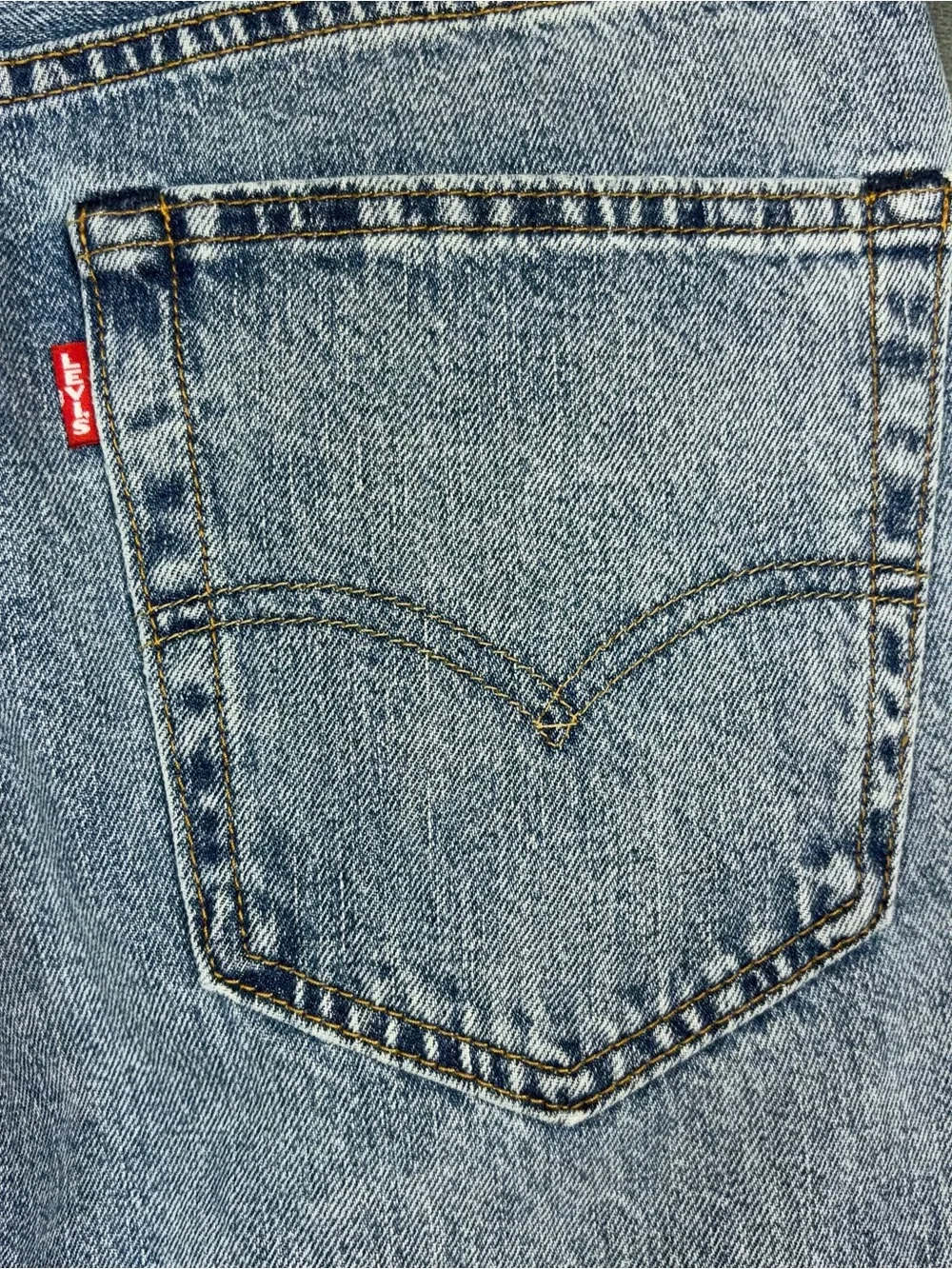 Levis 505 Selvedge Jeans Mens Size 33x30 Actual 32x29 Straight Leg Americana NWT